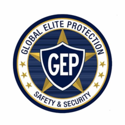 GEP GLOBAL ELITE PROTECTION SAFETY & SECURITY Logo (USPTO, 06.01.2016)