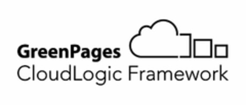 GREENPAGES CLOUDLOGIC FRAMEWORK Logo (USPTO, 08.03.2016)