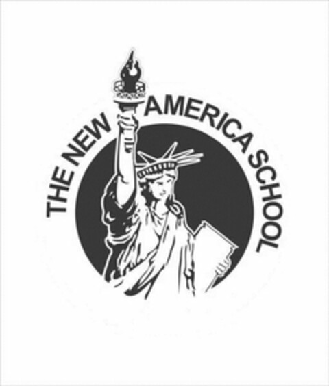 THE NEW AMERICA SCHOOL Logo (USPTO, 04/05/2016)