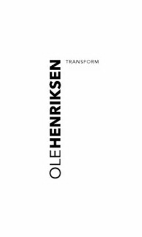 OLEHENRIKSEN TRANSFORM Logo (USPTO, 05/26/2016)