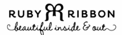 RUBY RIBBON BEAUTIFUL INSIDE & OUT Logo (USPTO, 24.08.2016)