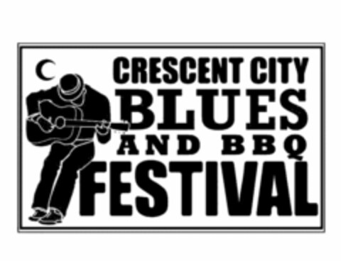 CRESCENT CITY BLUES AND BBQ FESTIVAL Logo (USPTO, 09/09/2016)