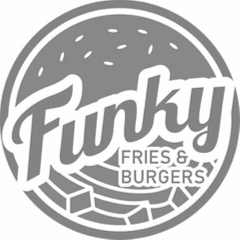 FUNKY FRIES & BURGERS Logo (USPTO, 06.10.2016)