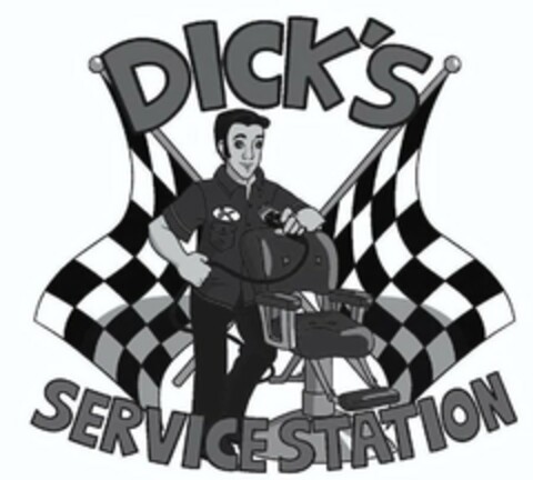 DICK'S SERVICE STATION Logo (USPTO, 14.11.2016)