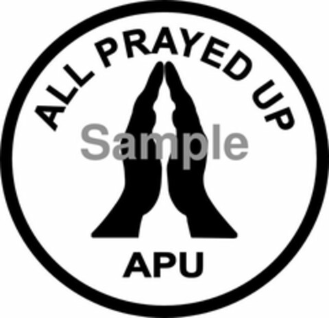 ALL PRAYED UP SAMPLE APU Logo (USPTO, 24.03.2017)