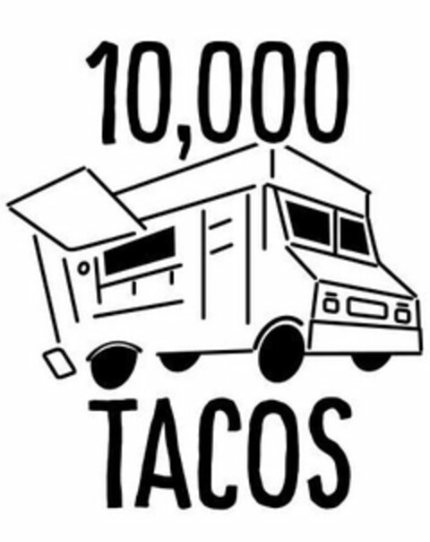 10,000 TACOS Logo (USPTO, 07/31/2017)