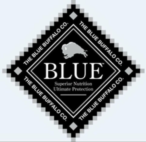 BLUE SUPERIOR NUTRITION ULTIMATE PROTECTION THE BLUE BUFFALO CO. Logo (USPTO, 06/08/2018)