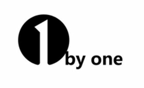 1 BY ONE Logo (USPTO, 08/21/2018)