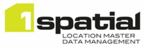 1SPATIAL LOCATION MASTER DATA MANAGEMENT Logo (USPTO, 06.11.2018)