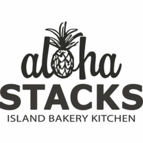 ALOHA STACKS ISLAND BAKERY KITCHEN Logo (USPTO, 06/07/2019)