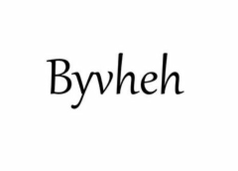 BYVHEH Logo (USPTO, 07/20/2019)