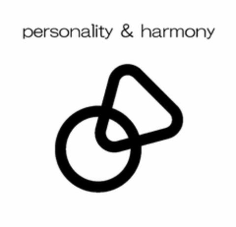 PERSONALITY & HARMONY Logo (USPTO, 30.07.2019)