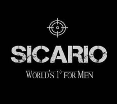 SICARIO WORLD'S 1° FOR MEN Logo (USPTO, 12.10.2019)