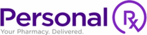 PERSONAL RX YOUR PHARMACY. DELIVERED. Logo (USPTO, 04/29/2020)