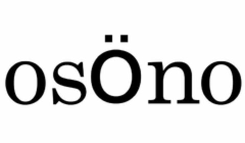 OSÖNO Logo (USPTO, 05/14/2020)