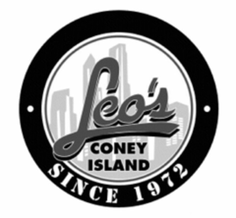 LEO'S CONEY ISLAND SINCE 1972 Logo (USPTO, 02/18/2009)