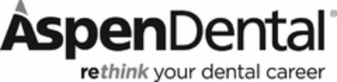 ASPENDENTAL RETHINK YOUR DENTAL CAREER Logo (USPTO, 07/02/2009)