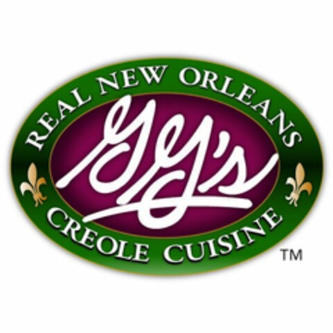 GG'S REAL NEW ORLEANS CREOLE CUISINE Logo (USPTO, 10/07/2009)