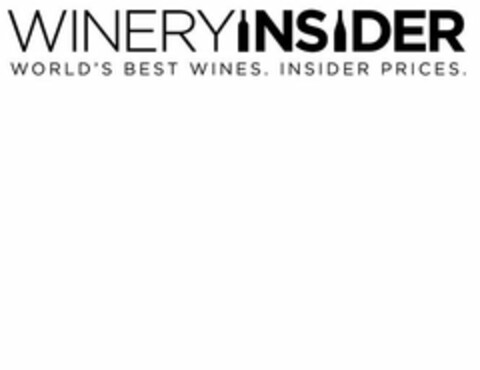 WINERY INSIDER WORLD'S BEST WINES. INSIDER PRICES. Logo (USPTO, 07.04.2010)