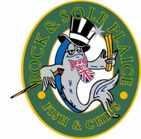 THE ROCK & SOLE PLAICE FISH & CHIPS Logo (USPTO, 03.06.2010)