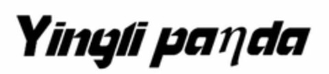 YINGLI PANDA Logo (USPTO, 06/22/2010)