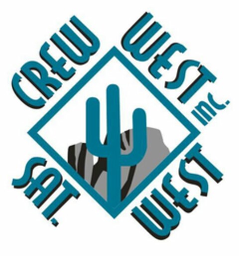 CREW WEST INC. SAT. WEST Logo (USPTO, 15.02.2011)