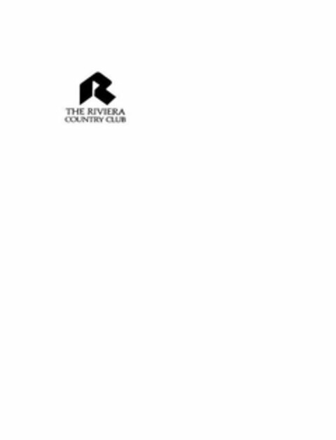 R THE RIVIERA COUNTRY CLUB Logo (USPTO, 29.03.2011)