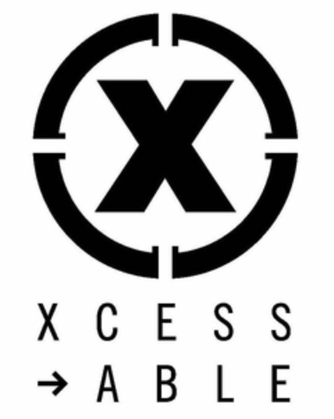 X XCESS ABLE Logo (USPTO, 01.08.2011)