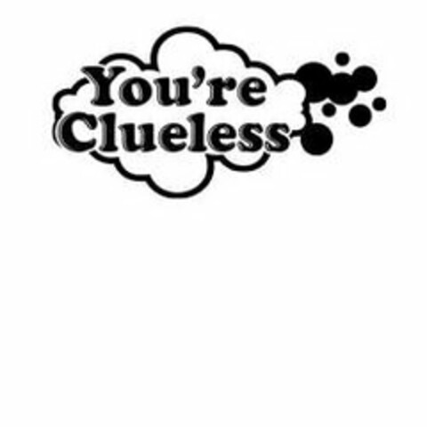 YOU'RE CLUELESS Logo (USPTO, 12.10.2011)