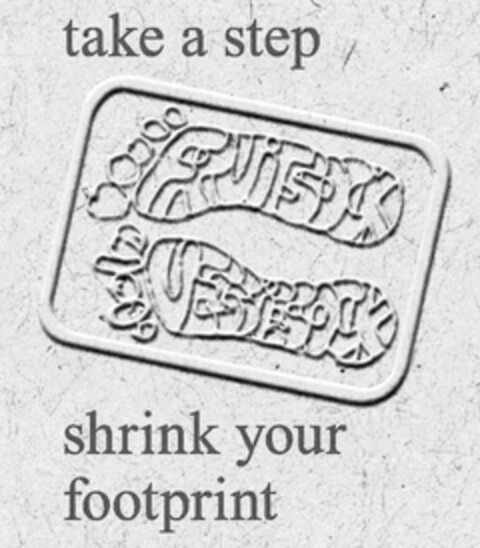 TAKE A STEP FRUITSOCK VEGGIESOCK SHRINK YOUR FOOTPRINT Logo (USPTO, 11/21/2011)