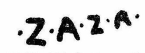 · Z · A · Z · A· Logo (USPTO, 01/04/2012)