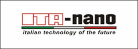 ITA-NANO ITALIAN TECHNOLOGY OF THE FUTURE Logo (USPTO, 10.10.2012)