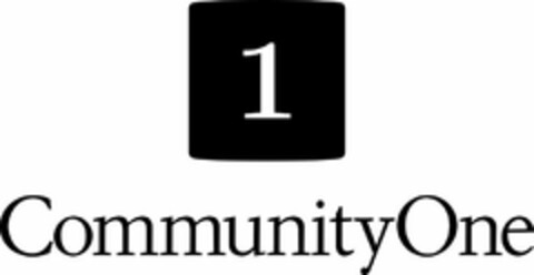 1 COMMUNITYONE Logo (USPTO, 19.10.2012)