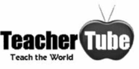 TEACHERTUBE TEACH THE WORLD Logo (USPTO, 06.09.2013)