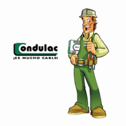 CONDULAC ¡ES MUCHO CABLE! Logo (USPTO, 06.02.2014)