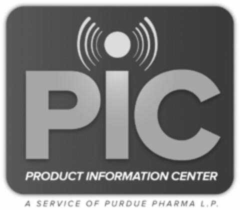 PIC PRODUCT INFORMATION CENTER A SERVICE OF PURDUE PHARMA L.P. Logo (USPTO, 25.04.2014)