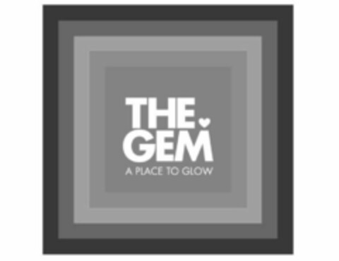 THE GEM A PLACE TO GLOW Logo (USPTO, 29.04.2014)