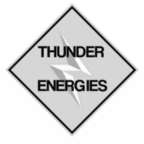 THUNDER ENERGIES Logo (USPTO, 19.05.2014)