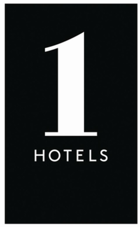 1 HOTELS Logo (USPTO, 25.09.2014)