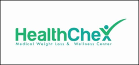 HEALTHCHEX MEDICAL WEIGHT LOSS & WELLNESS CENTER Logo (USPTO, 07.10.2014)