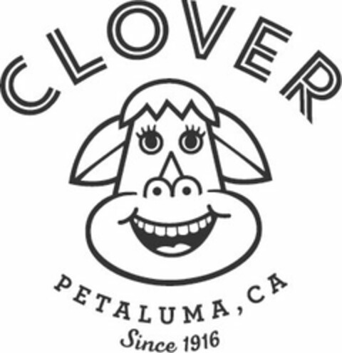 CLOVER PETALUMA, CA SINCE 1916 Logo (USPTO, 12.11.2014)