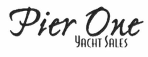 PIER ONE YACHT SALES Logo (USPTO, 12/30/2014)