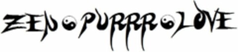 ZEN PURRR LOVE Logo (USPTO, 08.04.2015)