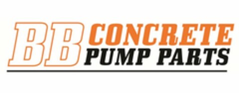 BB CONCRETE PUMP PARTS Logo (USPTO, 02.03.2017)