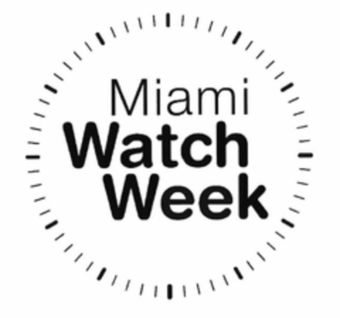 MIAMI WATCH WEEK Logo (USPTO, 04/20/2017)