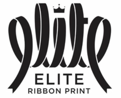 ELITE ELITE RIBBON PRINT Logo (USPTO, 26.05.2017)