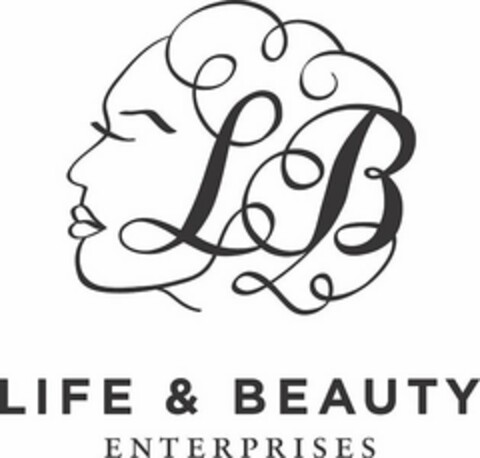 LB LIFE & BEAUTY ENTERPRISES Logo (USPTO, 09/08/2017)