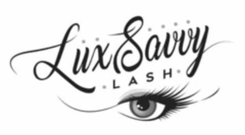 LUX SAVVY LASH Logo (USPTO, 12/21/2017)