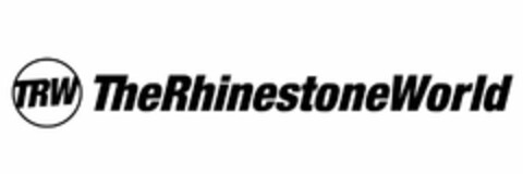 TRW THERHINESTONEWORLD Logo (USPTO, 10.05.2018)