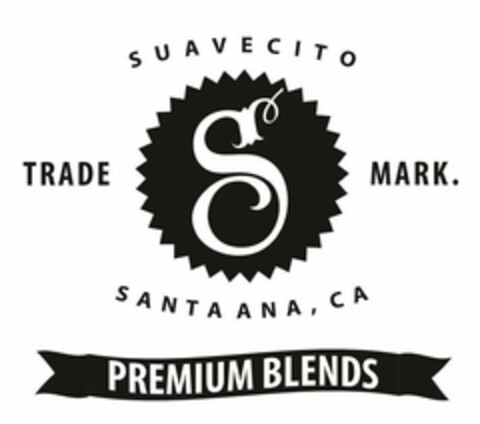 SUAVECITO PREMIUM BLENDS S TRADE MARK. SANTA ANA, CA Logo (USPTO, 12.07.2018)